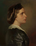 Portrait of a Young Woman in Profile - Franz Xaver Winterhalter — artwork view
