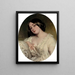 Portrait of a Lady (Case Conflict) - Franz Xaver Winterhalter — framed artwork on a wall