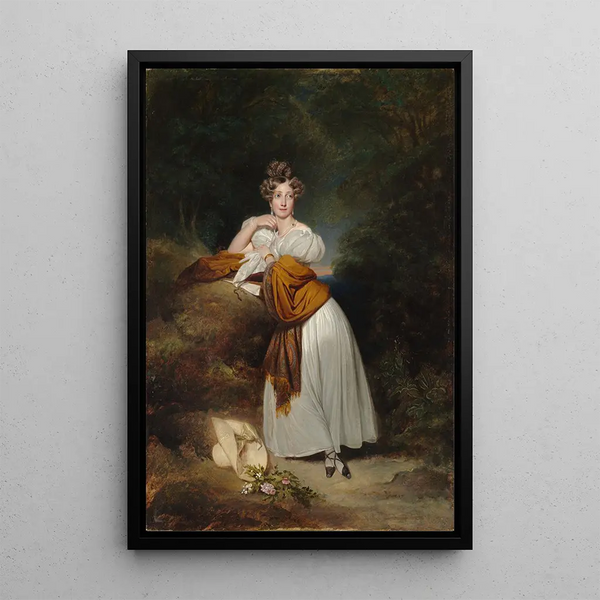 Sophie Guillemette grande-duchesse de Bade 1801-1865 - Franz Xaver Winterhalter — framed artwork on a wall