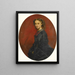Wanda Princess of Putbus 1837-1867 Baroness of Veltheim-Bartensleben - Franz Xaver Winterhalter — framed artwork on a wall