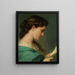 a woman reading a letter - Franz Xaver Winterhalter — framed artwork on a wall