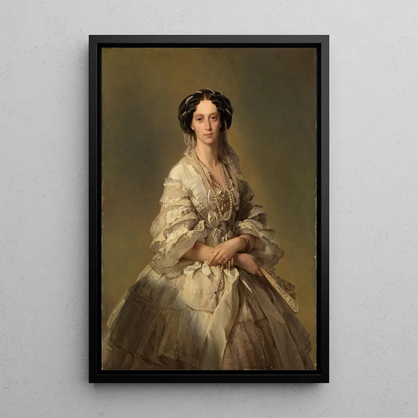Tsarine Marie Alexandrovna de Russie - Franz Xaver Winterhalter — framed artwork on a wall