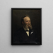 Minister Josef Jireček - Franz Zenisek l'Ancien — framed artwork on a wall