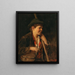A Young Tyrolean Shepherd - Franz von Defregger — framed artwork on a wall