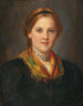 a young Tyrolean girl in traditional costume - Franz von Defregger — artwork view