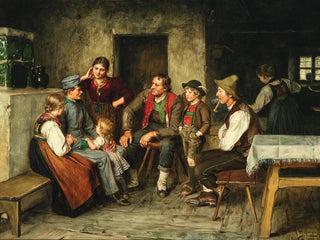 A young soldier on leave - Franz von Defregger — artwork view