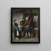 L'adieu du chasseur - Franz von Defregger — framed artwork on a wall