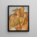 Sketch of Tyrolean Peasants Fighting for Freedom - Franz von Defregger — framed artwork on a wall