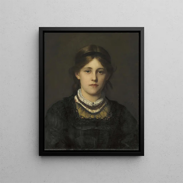 La beauté du Tyrol - Franz von Defregger — framed artwork on a wall