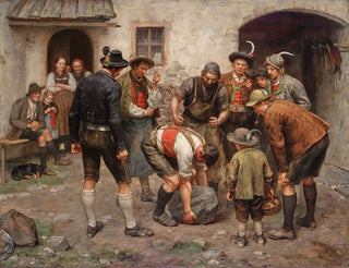 L'épreuve de force - Franz von Defregger — artwork view