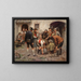L'épreuve de force - Franz von Defregger — framed artwork on a wall