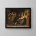 The Advertisement - Franz von Defregger — framed artwork on a wall