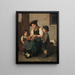 The player of the cithara - Franz von Defregger — framed artwork on a wall