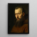 Père Haspinger - Franz von Defregger — framed artwork on a wall