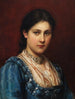 Girl in dirndl - Franz von Defregger — artwork view