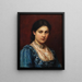 Girl in dirndl - Franz von Defregger — framed artwork on a wall