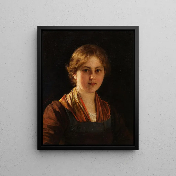 Miedl - Franz von Defregger — framed artwork on a wall