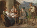 Tyrolean Living Room Painting - Franz von Defregger — artwork view