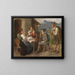 Tyrolean Living Room Painting - Franz von Defregger — framed artwork on a wall