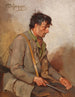 Hunter sitting - Franz von Defregger — artwork view