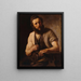 The blacksmith - Franz von Defregger — framed artwork on a wall