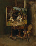 The artist's easel - Franz von Defregger — artwork view