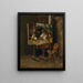 The artist's easel - Franz von Defregger — framed artwork on a wall