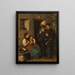 L'adieu des chasseurs - Franz von Defregger — framed artwork on a wall