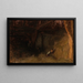 Three Boys in the Straw - Franz von Defregger — framed artwork on a wall