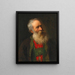 Tyrolean Farmhouse - Franz von Defregger — framed artwork on a wall