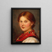 Tyrolean Girl Painting - Franz von Defregger — framed artwork on a wall
