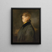Portrait of Otto von Bismarck - Franz von Lenbach — framed artwork on a wall
