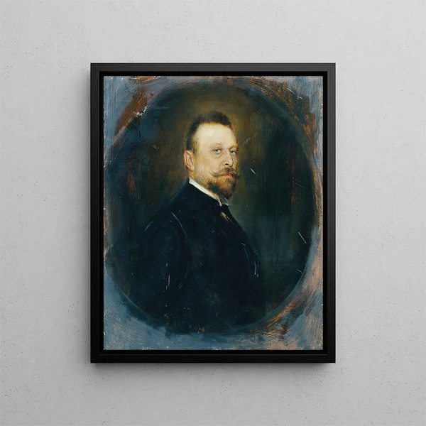 The member of the Reichsrat, Dr. Joseph Maria Baernreither - Franz von Lenbach — framed artwork on a wall