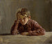 Georges, the artist's brother, sitting at the table - Franz von Lenbach — artwork view