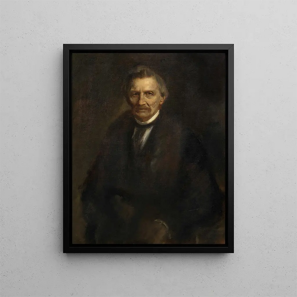 Gottfried Semper architect - Franz von Lenbach — framed artwork on a wall