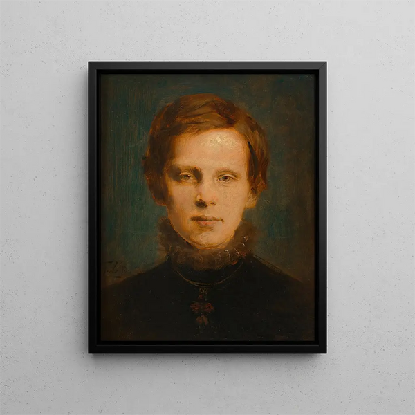 Kronprinz Rodolphe - Franz von Lenbach — framed artwork on a wall