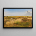 Landscape painting with sleeping shepherd - Franz von Lenbach — framed artwork on a wall