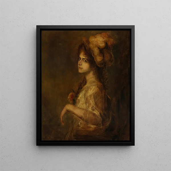 Marion Franchetti - Franz von Lenbach — framed artwork on a wall