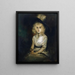 Portrait of Marion Lenbach - Franz von Lenbach — framed artwork on a wall