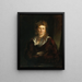 Portrait of Countess Elisabeth Sayn-Wittgenstein-Sayn - Franz von Lenbach — framed artwork on a wall