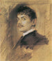 Portrait painting of Franz von Stuck - Franz von Lenbach — artwork view
