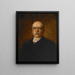 Portrait of Otto Eduard Leopold von Bismarck - Franz von Lenbach — framed artwork on a wall