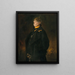 Portrait of Prince Otto von Bismarck 1815-1898 - Franz von Lenbach — framed artwork on a wall