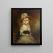 Portrait of his daughter Marion - Franz von Lenbach — framed artwork on a wall