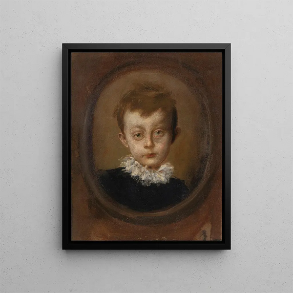 Fils de l'acteur Konrad Dreher - Franz von Lenbach — framed artwork on a wall