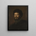 L'architect Lorenz Gedon - Franz von Lenbach — framed artwork on a wall