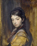 Unknown Girl - Franz von Lenbach — artwork view