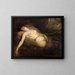 Nude female painting - Franz von Lenbach — framed artwork on a wall