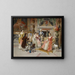 Portrait of Painter - Franz von Persoglia — framed artwork on a wall
