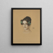 Girl Mary Stuck - Franz von Stuck — framed artwork on a wall